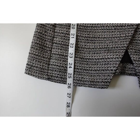 Express Textured Metallic Double Breasted Blazer - Picture 7 of 8